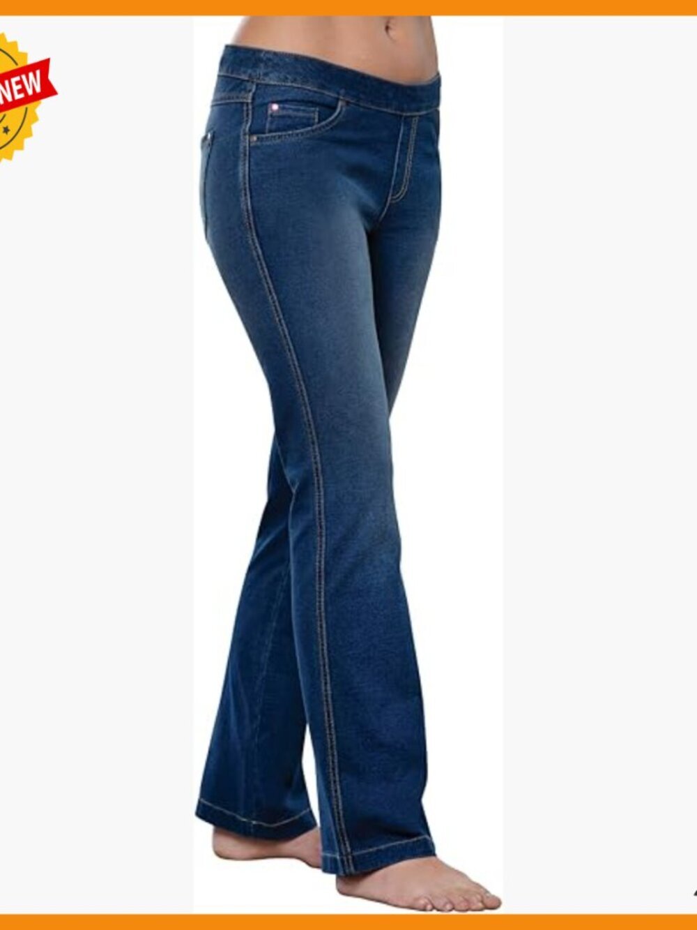 Stretch Bootcut Jeans, Drawstring Waist, Pajama-Soft Comfort